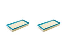 UFI Filters, Filtro Aria 30.851.00, Filtro Aria per Ricambio, Adatto ad Macchine Agricole, Applicabile su Diversi Modelli come Audi, BMW, Dodge, Ford, Lombardini e Volkswagen (Confezione da 2)