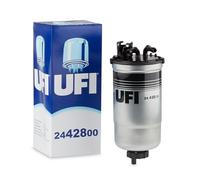 UFI Filters, Filtro Gasolio 24.428.00, Filtro Carburante per Ricambio, Adatto ad Auto, Applicabile su Diversi Modelli Seat, Skoda e Volkswagen