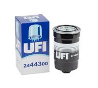 UFI Filters, Filtro Gasolio 24.443.00, Filtro Carburante per Ricambio, Adatto ad Auto e Furgoni, Applicabile su Diversi Modelli Hyundai Borrego, Elantra, Porter, Tucson, Kia Cerato, Sorento, Picanto