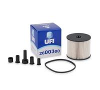 UFI Filters, Filtro Gasolio 26.003.00, Filtro Carburante per Ricambio, Adatto ad Auto, Applicabile su Diversi Modelli Citroen, Fiat, Lancia, Peugeot e Suzuki