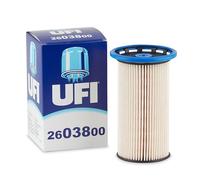 UFI Filters, Filtro Gasolio 26.038.00, Filtro Carburante per Ricambio, Adatto ad Auto, Applicabile su Diversi Modelli come Audi, Seat, Skoda e Volkswagen