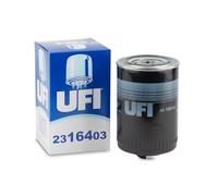 UFI Filters, Filtro Olio 23.164.03, Filtro Olio per Ricambio, Adatto a Auto, Applicabile su Diversi Modelli Audi, Dacia, Dynapac, Ford, Linde, Multicar, Seat, Skoda, Still, Volkswagen, Volvo e Winget