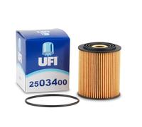 UFI Filters, Filtro Olio 25.034.00, Filtro Olio per Ricambio, Adatto a Auto, Applicabile su Diversi Modelli Chrysler, Fiat, Jeep e Mini