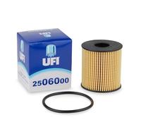 UFI Filters, Filtro Olio 25.060.00, Filtro Olio per Ricambio, Adatto a Auto, Applicabile su Diversi Modelli Citroen, Fiat, Ford, Jaguar, Lancia, Land Rover, Mini, Opel, Peugeot, Toyota e Volvo