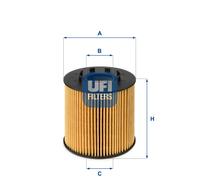 UFI Filtro 25.033.00 per Renault Trafic II Bus 2.5 DCI 145 Master Opel Movano