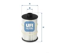 UFI Filtro 25.090.00 per Audi A6 Avant S6 Quattro RS6 Performance A8 Bentley