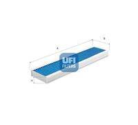 UFI Filtro Abitacolo Antibatterico per MINI Cabriolet R52 Cooper One R50 R53