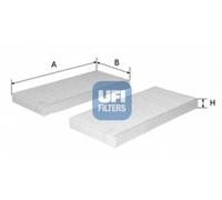 UFI Filtro Abitacolo Antiparticolato per Audi A6 Allroad 4FH C6 4F5 VW XL1