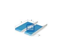 UFI Filtro Abitacolo per Renault Latitudine L70_2.0 DCI 175 16V eco2 Flexfuel