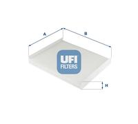 UFI Filtro antipolline lunghezza 230 mm altezza 34 mm 53.331.00