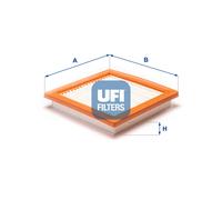 UFI Filtro Aria Inserto Filtro Adatto A per Nissan Note 1.5 DCI