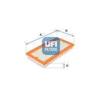 UFI Filtro Aria Inserto Filtro per Fiat 500 C 0.9 Lancia Ypsilon Mito 30.376.00