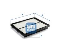 UFI Filtro Aria Inserto per Kia Sorento I 2.5 Crdi 3.5 V6 4WD 2.4 30.312.00