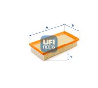 UFI Filtro Aria Inserto per Suzuki Swift IV 1.3 Ddis Splash Opel Agila (B)