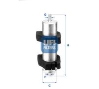 UFI Filtro Carburante Adatto Per Audi Q5