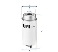 2443200 UFI FILTRO CARBURANTE PER FORD TRANSIT MK5 MK6