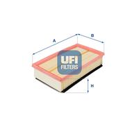 UFI Filtro Dell'Aria Filtro Per Citroën Jumpy Kasten C5 II Break 1.6 HDi MINI