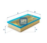 UFI Filtro Dell'Aria Filtro Per Mercedes-Benz 190 D 2.0 Berlina 200 SSANGYONG