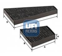 UFI Filtro Interno Filtro A Carboni Attivi Per VW Phaeton 3D 54.302.00