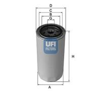 UFI Filtro Olio 23.483.00 Adatto Per Rover 75 2.0 V6 2.5 MG