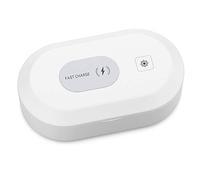 UFinetech Multifunzione Grande Sterilizzatore UV Lampada Scatola Portatile Ozono UVC LED Spazzolino Cellulare Occhiali Unghie Disinfezione Germicida Luce Box 3 in 1 Aromaterapia Caricatore Senza Fili