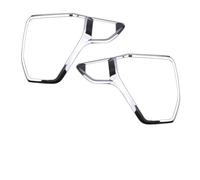 UFITIDU Luci Posteriori Misura Per Ford Per Explorer 2016 2017 2018 Car Chrome Style Coda Posteriore Copertura Lampada Luce Cornice Decorazione 1 Coppia