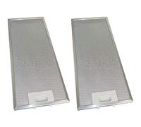 Ufixt 2 filtri antigrasso in metallo per cappa da cucina, 185 mm x 465 mm, adatti per AEG, Ariston, Atag, Baumatic, Beko e Belling