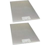 Ufixt 2 filtri antigrasso in metallo per cappa da cucina, 265 mm x 359 mm, adatti per AEG, Ariston, Atag, Baumatic, Beko e Belling