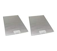 Ufixt 2 filtri antigrasso in metallo per cappa da cucina, 283 mm x 380 mm, adatti per AEG, Ariston, Atag, Baumatic, Beko e Belling