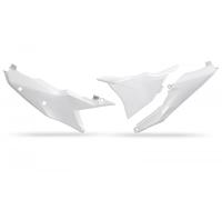 UFO 3 Pezzi Parafango Laterale Destra/Sinistra Bianco Ktm Exc 250 24-27 Sx w