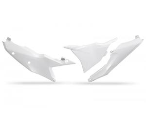 UFO 3 Pezzi Parafango Laterale Destra/Sinistra Bianco Ktm Exc 250 24-27 Sx w