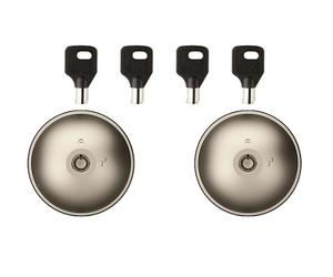 UFO 8092332415 Safety Lock for Cargo Compartment of Vans Set 2 serrature Meroni