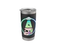 UFO Abduction Skull Cactus Cosmic Fantascienza Arte Bicchiere termico in acciaio inox doppia parete