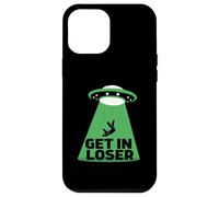 UFO Alien abduction get in loser Custodia per iPhone 12 Pro Max