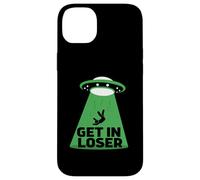 UFO Alien abduction get in loser Custodia per iPhone 14 Plus