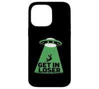 UFO Alien abduction get in loser Custodia per iPhone 14 Pro Max