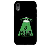 UFO Alien abduction get in loser Custodia per iPhone XR
