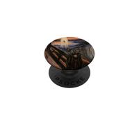UFO Alien Fun Urlando Cat Art Parodia PopSockets PopGrip Adesivo