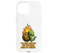 UFO Alien on Asteroid Invasion - per gli amanti dei meme dell'Area 51 Custodia per iPhone 15