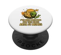 UFO Alien su asteroide interstellare per gli amanti dei meme dell'area 51 PopSockets PopGrip Adesivo