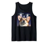 UFO Alieni a Tema Corgi Corgi Decor Cozy Corgi Lovers Corgis Canotta