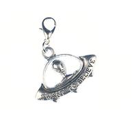UFO Alieno pendente Miniblings Alieno Aliens Spazio All Argento