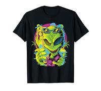 UFO Aliens Graphic Design Tee shirt, Storming Area 51 Aliens Maglietta