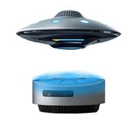 UFO - Altoparlante Bluetooth a levitazione magnetica e lampada LED, Bluetooth 5.0 con suono 3D e altoparlante HiFi, gadget cool tech per uomo, regalo unico per la casa e l'ufficio