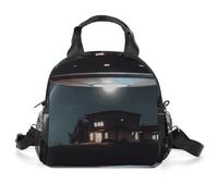 UFO At Night - Borsa termica per il pranzo, da donna, riutilizzabile, a prova di perdite, con grande capacità, per lavoro, ufficio, picnic, viaggi