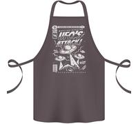 UFO Attacco Aliens fuori Da Spazio Cotone Grembiule 100% Biologico