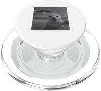 UFO Baby Seal Selfie con divertente gioco di parole PopSockets PopGrip per MagSafe