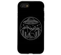 UFO - Camicia da campeggio Alien Astronave Escursioni in montagna Custodia per iPhone SE (2020) / 7/8