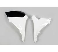 UFO COPERCHIO CASSA FILTRO KTM 350 SX-F 2011-2012 BIANCO E NERO