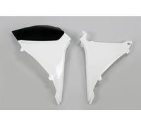 UFO COPERCHIO CASSA FILTRO KTM 450 EXC-F 2011 BIANCO E NERO